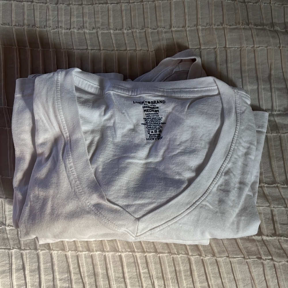 Brand new Lucky Brand V Neck T Shirts (3 Pack)
